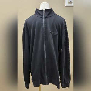 Calvin Klein Black Full-Zip Lightweight Jacket